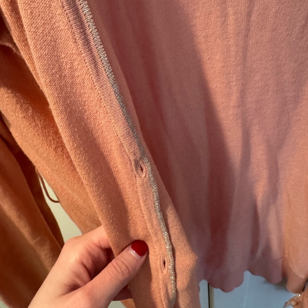 Old Navy Women's Coral Cardigan - Picture 3 of 3